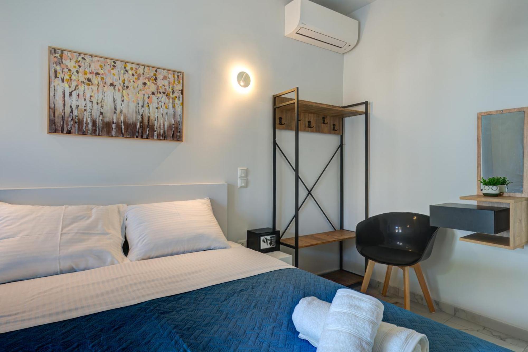 Molos Beachfront Apartments In 디아코프토 객실 사진